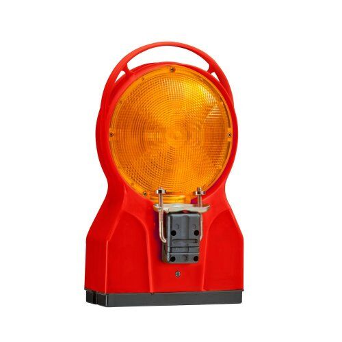  WEMAS Warnleuchten Warn- und Bakenleuchte-TL FUTURE gelb beidseitig, Gehäuse rot, mit Halter 12451737
